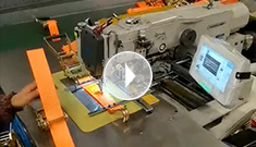 拴緊器自動(dòng)縫紉機快速工作視頻